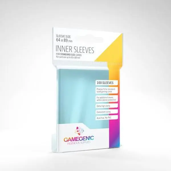 Gamegenic Standard Inner Sleeves (100ct)