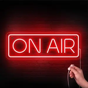 ON AIR Neon Sign - Live On Air Sign for Streaming/Gaming/Recording Studio Decor - LED Streaming Lights for Streamers/Gamers/Influencers - USB  with On/Off  On Air Light Sign