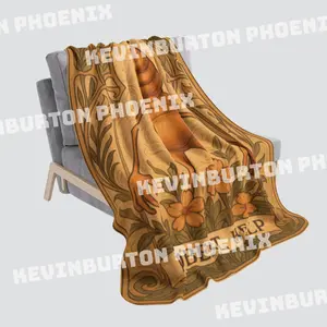 Marcus The Worm Blanket, Marcus Robert Help Meme Blanket For Bed Couch Sofa, Funny Meme Fleece Sherpa Blanket