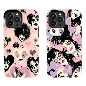 A cute yet quirky clown-themed phone case, compatible with iPhone 17/16/15/14/13/12/11 Pro Max/Plus and Samsung Galaxy S23FE/22/23/24/25.