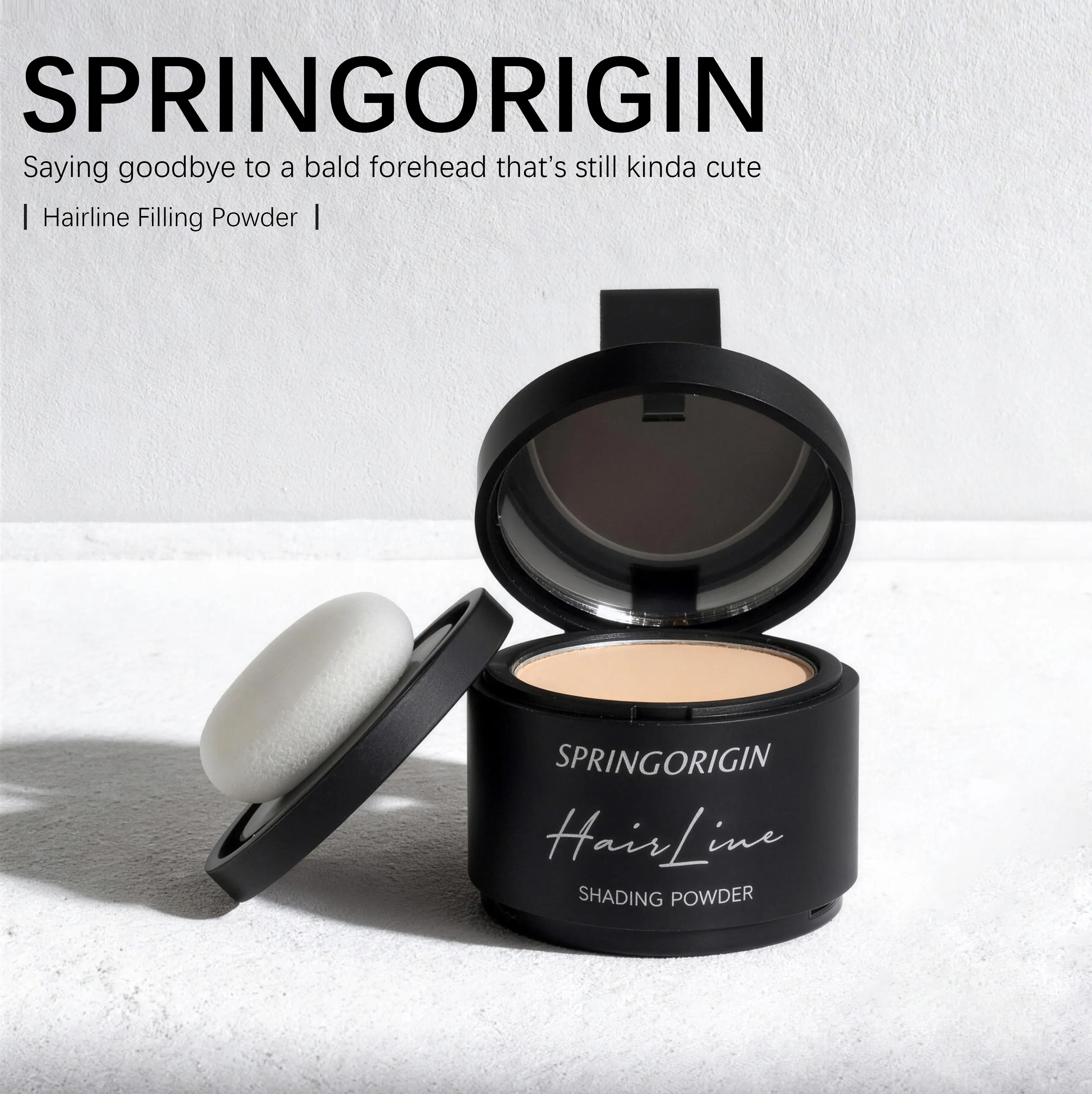Springorigin Hairline Powder - Root Touch Up Hair Color for Gray Coverage & Blonde Refresh,48 Hour Stain Proof,Thickening & Concealing for Women & Men,Trending on TikTok,Haircare#Summervibes③
