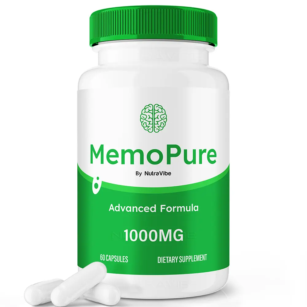 MemoPure Advanced Formula - Memo Pure Natural Dietary Supplement for Overall Health & Wellness Healthcare Fitness