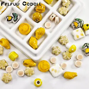 9 Pieces Mixed Ceramic BeadsFeaturing floral, mushroom and bird patterns, these beads are ideal for making jewelry, bracelets, anklets, earrings, necklaces, phone case decorations, keychain ornaments and bag charms.