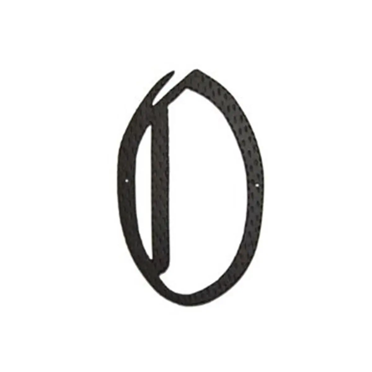212 MAIN Handcrafted Aluminium Monogrammed O Sign - 24 In. Home Decor Plaque, 16.75w x 24h x 0.19d In, Wall Mount Kit Included for Garage Display (Model HAM-24-O)