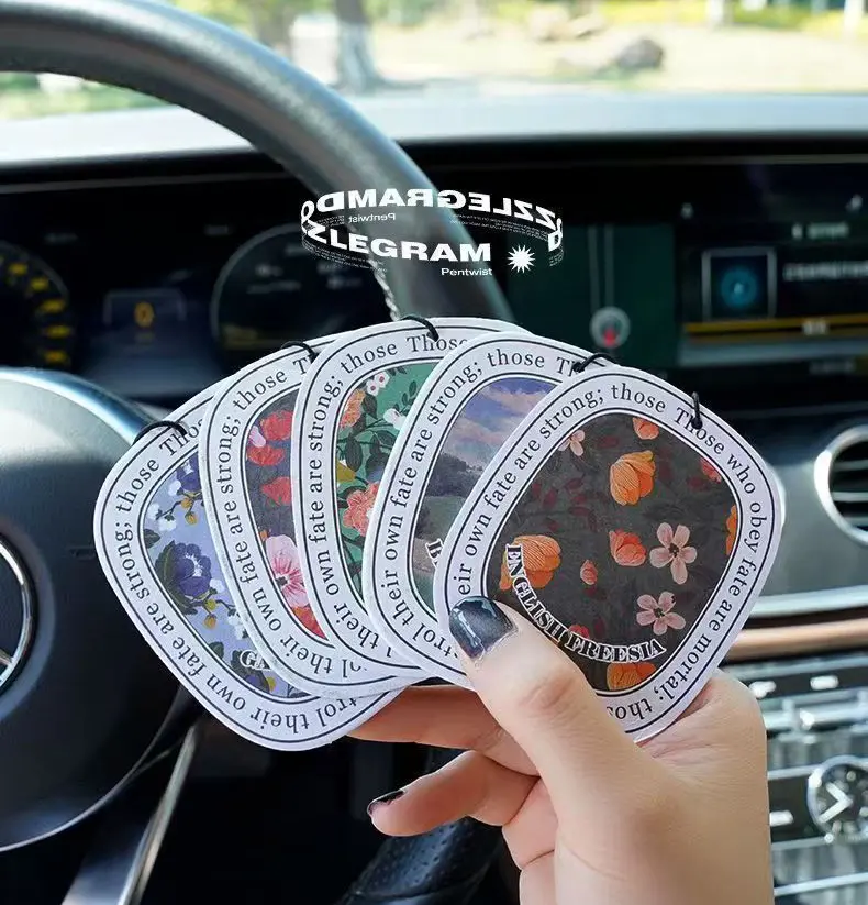 Aromatherapy pendant for cars, long-lasting fragrance removing fragrance tablet, perfume in car, aromatherapy pendant