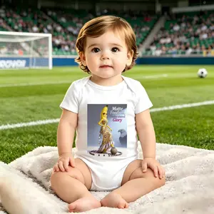 Dapper Banana Baby Romper Soft Cotton Onesie for Newborns Cute Short Sleeve Jumpsuit Snap Closure Everyday Wear