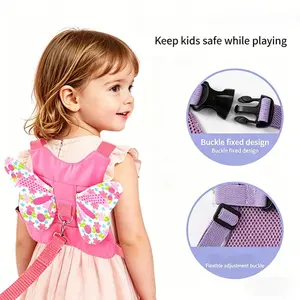 Child Anti-Lost Leash, Toddler Harness, Safety Lock Wristband, Reinforced Steel Wire, Adjustable, Unisex, Essential for Toddler Travel