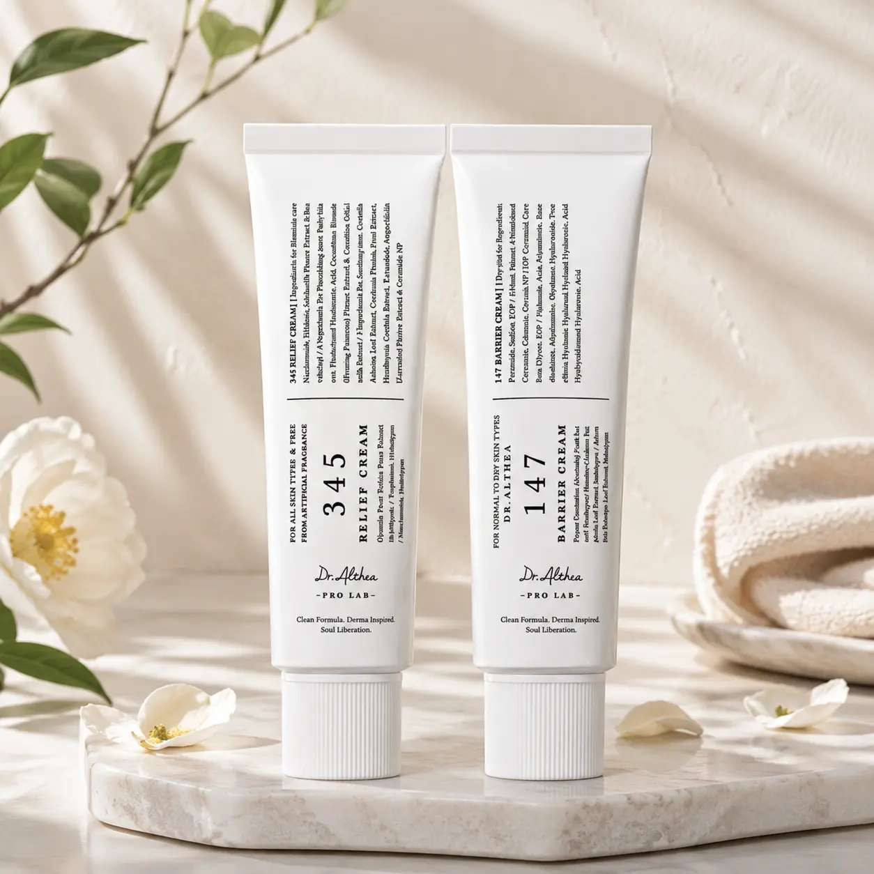 [Dr.Althea] Acne Relief & Skin Barrier Moisturizer Duo Set - Soothing Recovery, Deep Hydration, Barrier Enhancement, For All Skin Types, Vegan, Korean Skincare