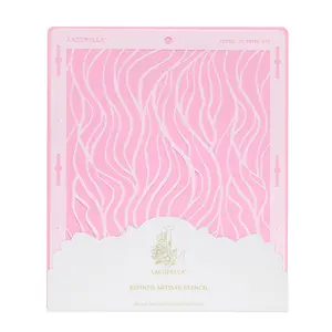 Reusable Plastic Cake Decorating Stencil, Reuse-Focused Bakeware Tool for Kitchen Cake Decoration