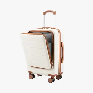 20-inch Carry On Luggage Airline Approved, Hardside Spinner Suitcase with Front Pocket for Laptop, TSA Lock & Silent Wheels