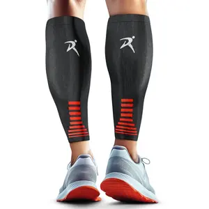 Calf Compression Sleeves Men Women - Leg Compression Sleeve Footless Socks - Shin Splint Relief Fitness Running