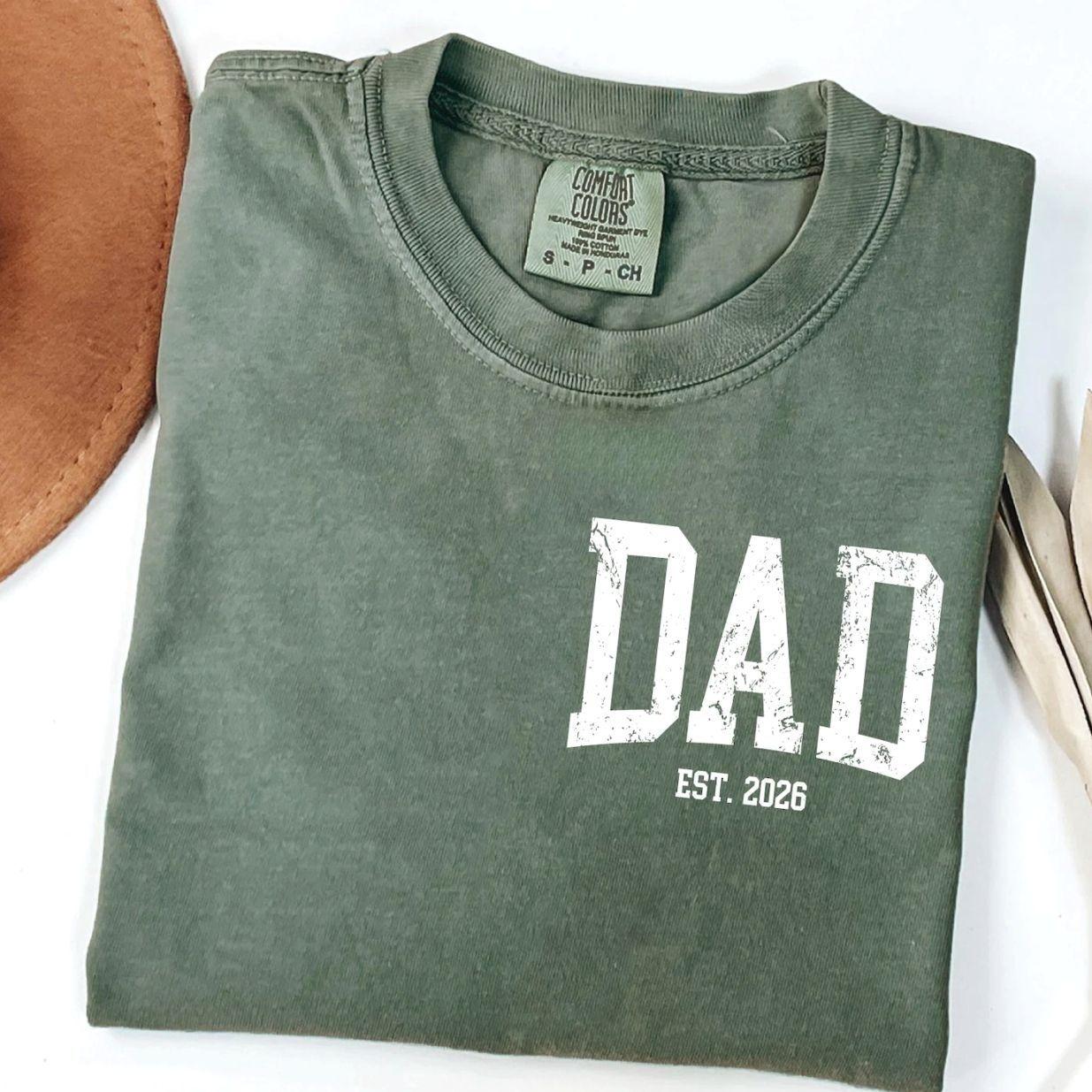 Comfort Colors Dad Shirt, Cute Fathers Day Gift, Gift For Dad, New Dad Shirt, Trending Father’s Day, Men’s Graphic Tees, Casual Outfit, Comfortable Menswear, Perfect Gift For Men, Apr23
