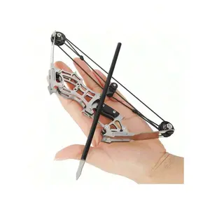 7.5" Mini Compound Bow Kit Arrows Target Shooting Archery Pocket Bow