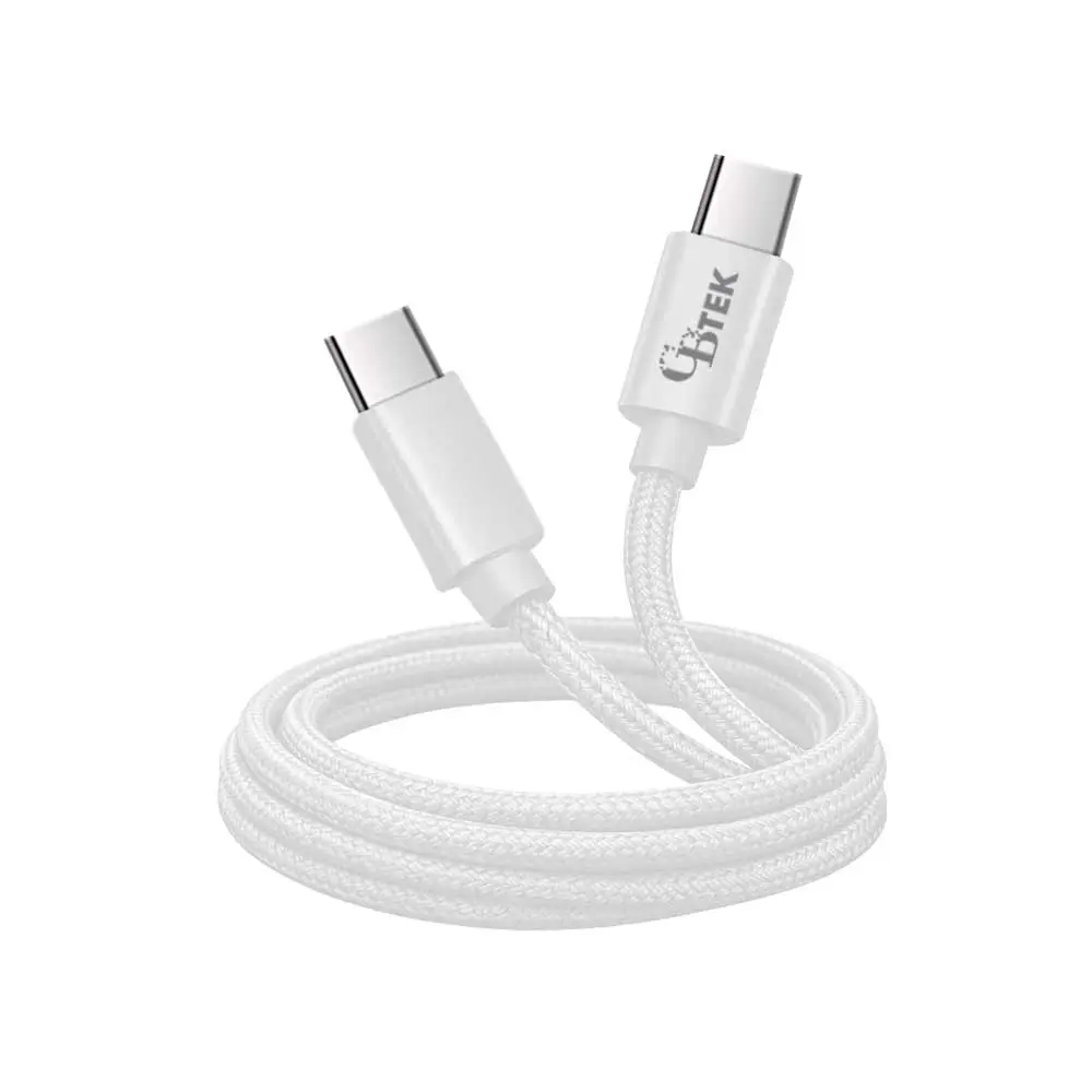 CBTEK Type-C to Type-C Charging Cable – 4 ft Durable Black