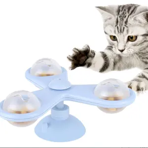 Super Design Tease Cat Stick & Leaky Food Toy – Interactive Pet Toy for Cats & Dogs with Fidget Spinner Design for Boredom Relief!