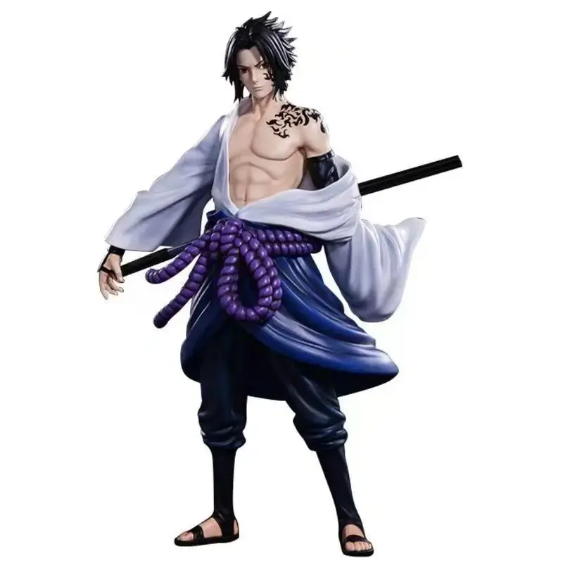 Sasuke Uchiha and Naruto Uzumaki figures—classic anime models and toys suitable for desktop display, collecting, room decoration, and gifting.