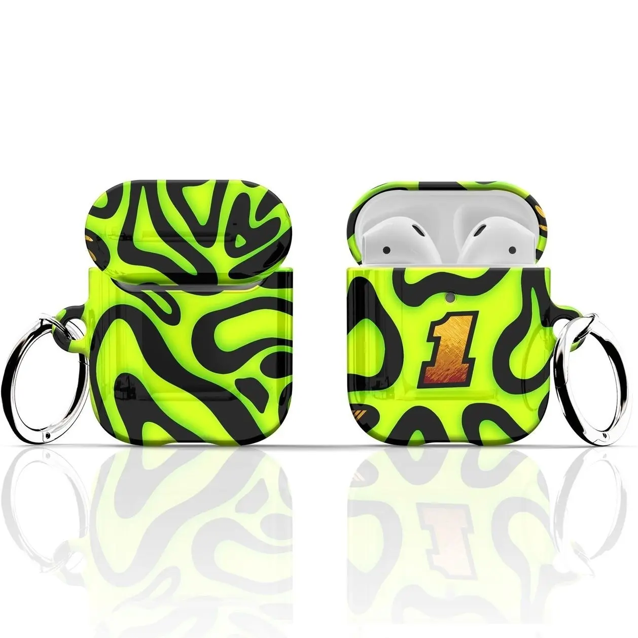 Lando Norris AirPods Case - 2026 helmet blobs - Racing F1 Apple AirPods