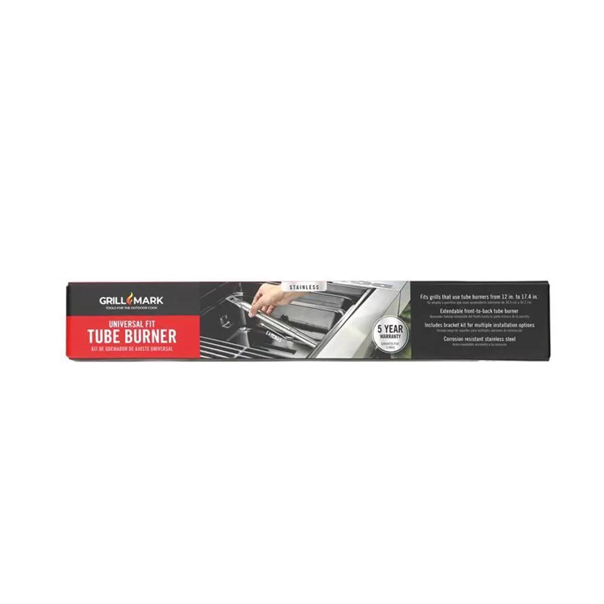 212 MAIN Steel Grill Burner (Model 8083938) - Universal Barbecue Accessory, Essential Barbecue Utensil, Barbecue Accessories