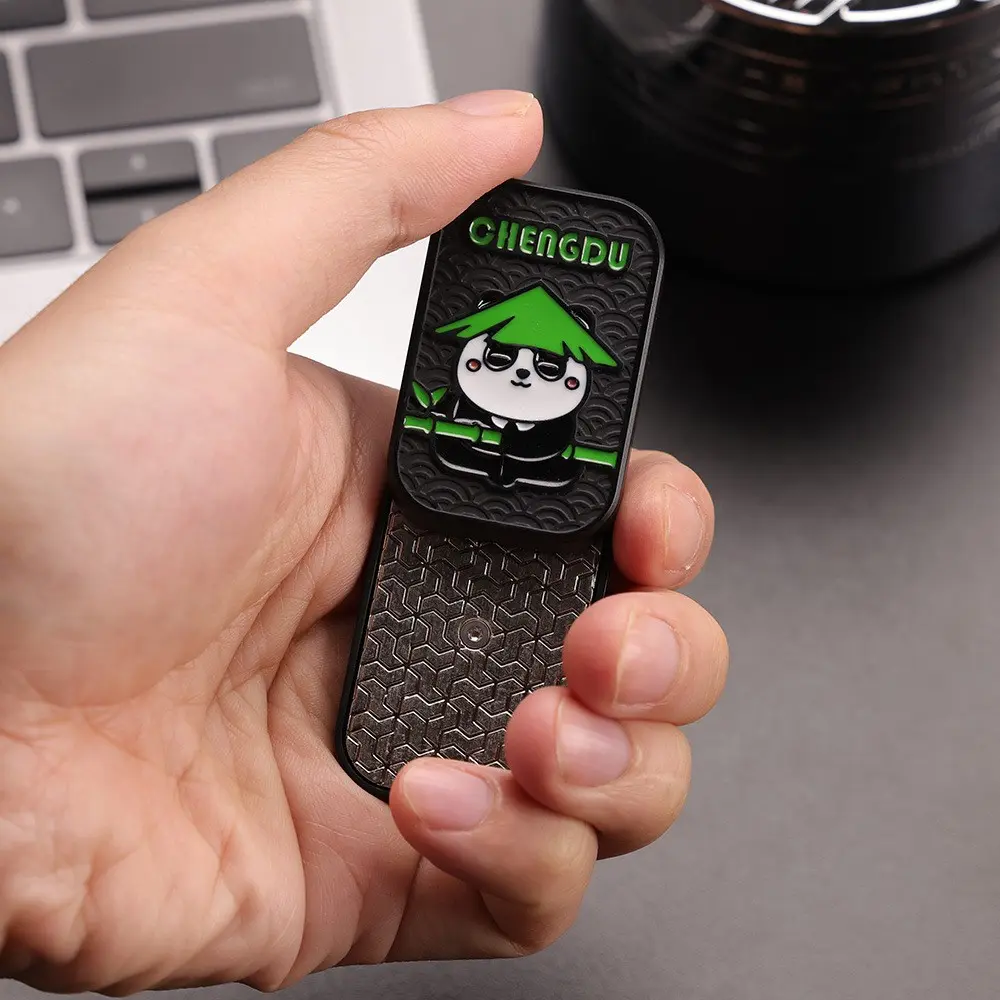 Kung Fu Panda Magnetic Push Tiles, Mechanical Sliding Coins, Touch Sensory Mini Fidget Toy, Unisex Stress Relief, Edc Pocket Toy, Edc Fidget Slider, Stress Relief Fidgets, Fidgeting
