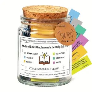 2025 Bible Verse Jar, Hope Jar, Prayer Jar, Christian Gifts for Women, Christian Gifts for Mom, Bible Gifts for Women, Christian Gifts for Men (Bible Jar For Emotions And Feelings)