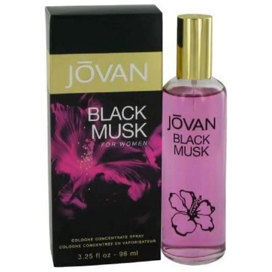 Coty JOVAN Noir Musk Women's Perfume - Floral-Woody Alcohol-Based Attraction EDC Spray, 3.25 fl oz Boxed Perfumes for Women, New in Box, Alcohol-Based Women's Fragrance
