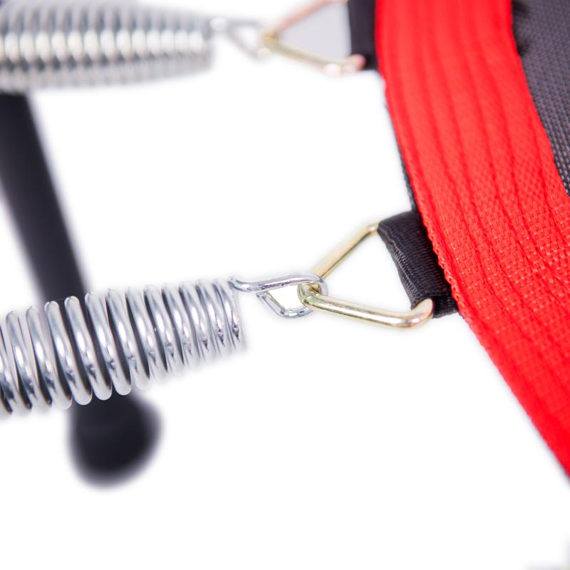 40'' Foldable Mini Trampoline Max Load 330lbs Fitness Rebounder With Adjustable Foam Handle Exercise Trampoline For Adults Indoor Garden Workout