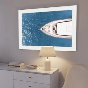 Sailing Photography,vintage, couple，Minimalist Neutral Poster Print, Aesthetic Wall Decor for Bedroom.