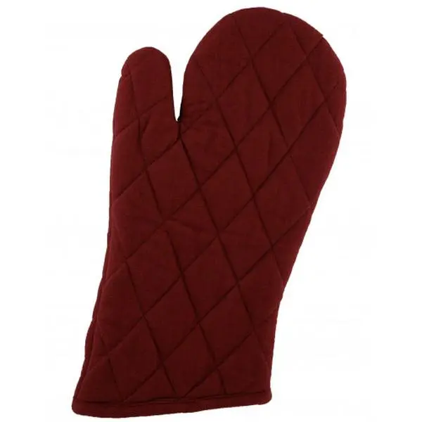 Mr. MJs Trading AG-38303S-2 Oven Mittens, Burgundy - Set of 2