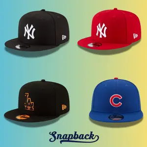 MLB Snapback Hat NY Yankees LA Dodgers White Sox Braves – Flat Brim Baseball Cap, Adjustable Streetwear Hip Hop Hat, Embroidered Logo, Unisex Urban Fashion, TikTok Viral Cap USA