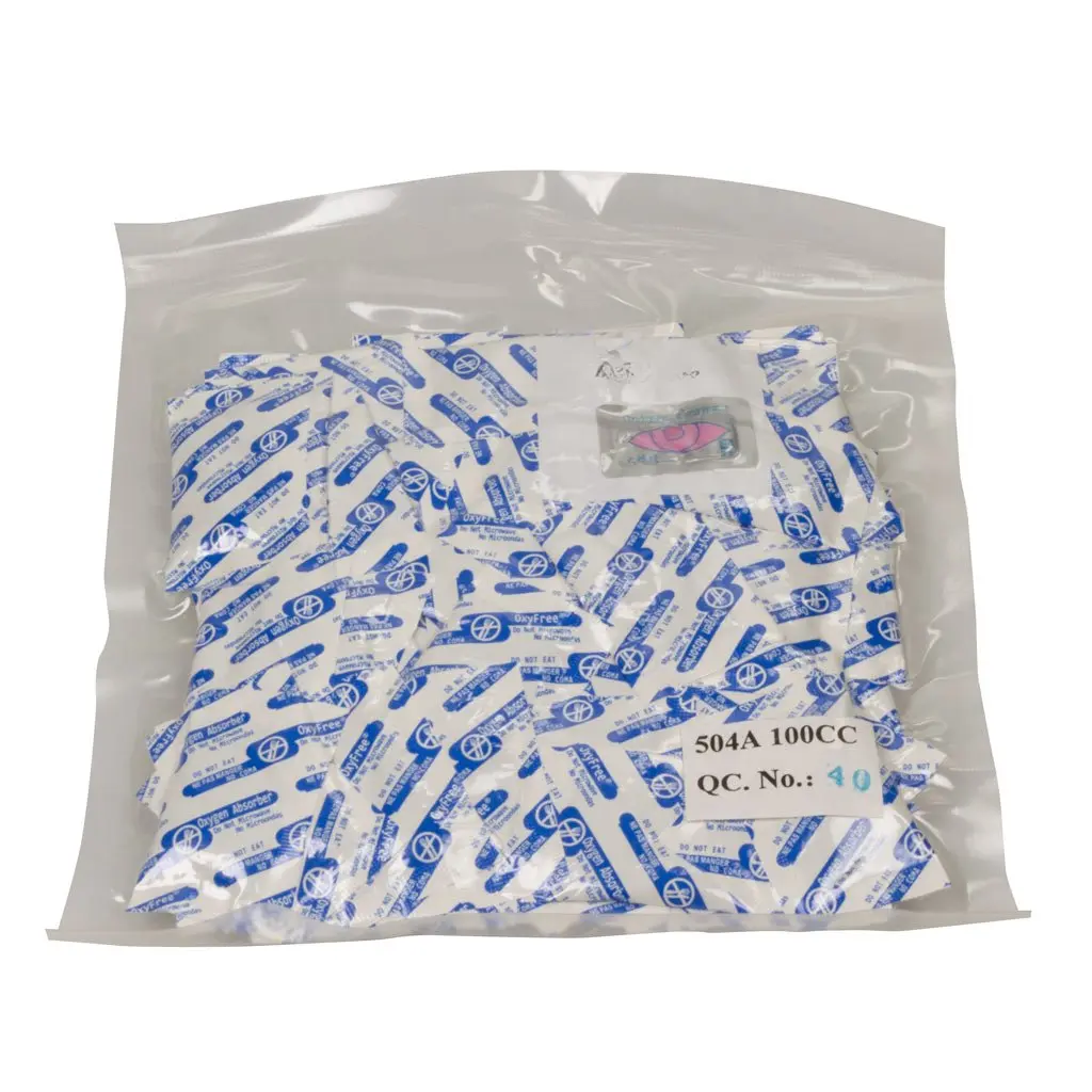 100cc Oxygen Absorbers - Pack of 100 Oxygen absorbers Total