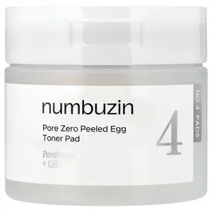 Numbuzin No.4 Pore Zero Peeled Egg Toner Pad, 70 Pads, 6.42 fl oz (190 ml)