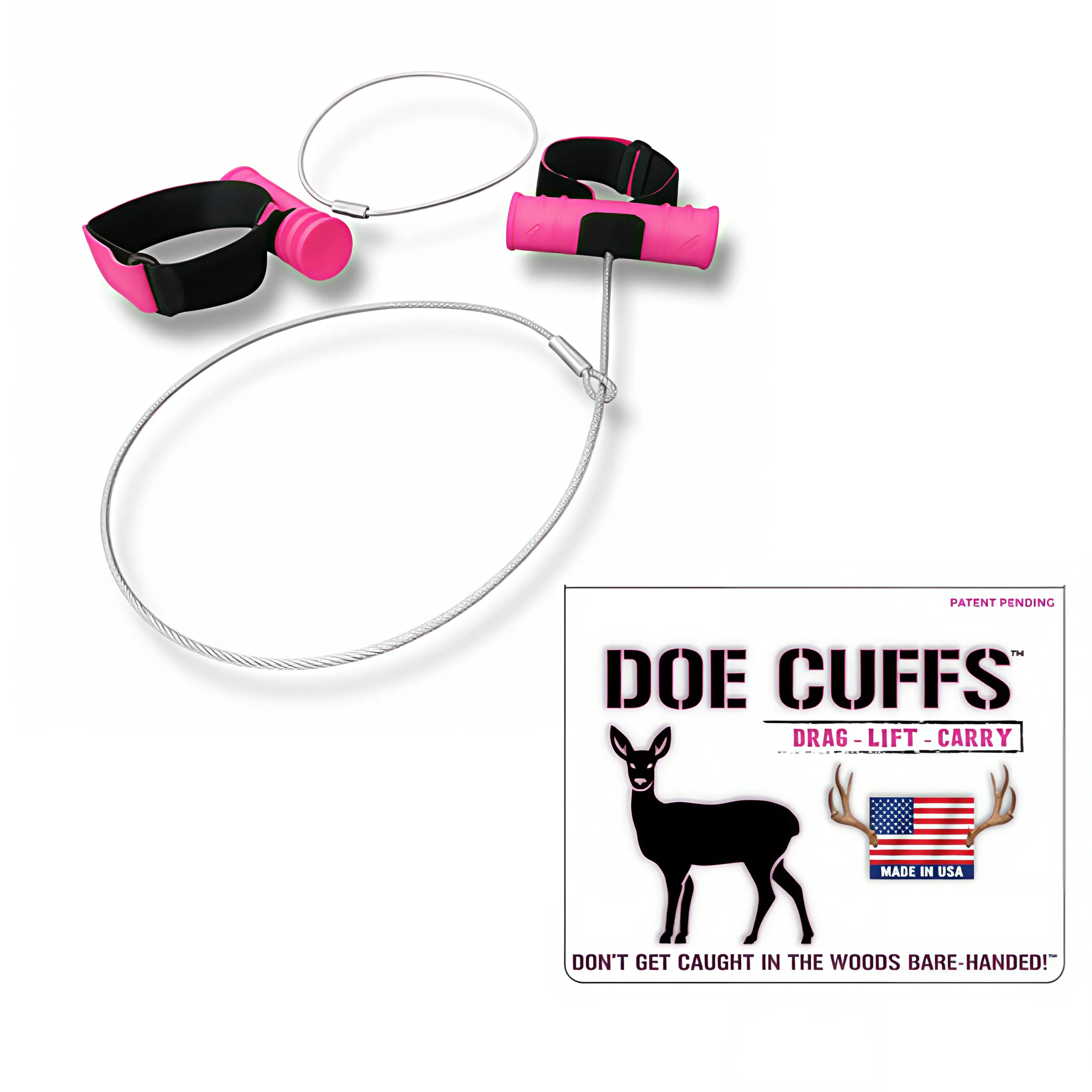 Deer Drags - DOE CUFFS – The Ultimate Hunting Drag Tool for the Female Hunter