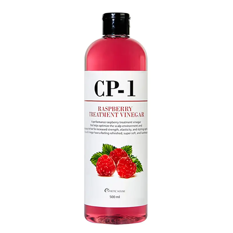 CP-1 Raspberry Treatment Vinegar 16.9 fl oz. – Instant Shine Hair Glaze & Scalp Detox | pH Balancing Rinse for Glass Hair & Hard Water Protection