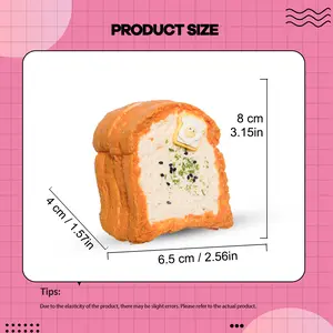 1PCS\Handmade Surprise gift.New Sticky Food Soft Squishy Bag Color Fidget Set mold able Animal Toys  mothersdaygift-T5