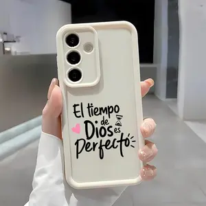 Women Religious Faith Soft&Flexible TPU Silicone Phone Case For Galaxy S26 Ultra S25 Edge S24 FE S23 S22 S21 Plus A13 A14 A15 A16 A17 A33 A34 A35 A36 A52 A53 A54 NOTE20 Durable|Shockproof|Full Camera Protection|Anti-Fingerprint