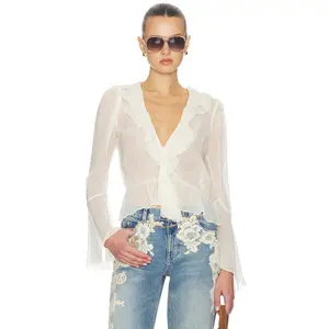 Tularosa Isola Blouse in Ecru