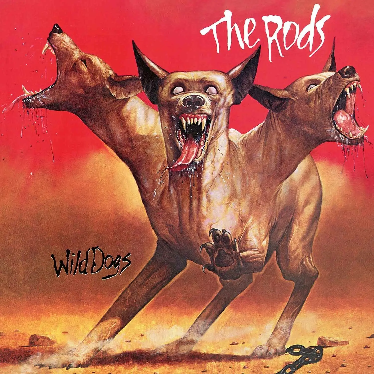 The Rods - Wild Dogs Compact Disc (CD) Poster, Artistic Wall Decoration Photo Print, 1 Piece, Music Album, Rock Group