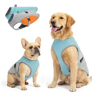 Quick-Drying Cooling Vest / Sun Protection Dog Shirt — A Lightweight, Breathable, Sleeveless Vest Featuring Reflective Strips. Suitable for All Seasons (Offering UV Protection in Summer), This Pet Apparel is Ideal for Small, Medium, and Large Dogs