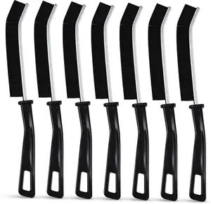 7Pcs Crevice Cleaning Brush, Gap Brush for Cleaning Hard Bristle Cleaning Tools for Baseboard Mesh Screen Sliding Door Track, Bathroom, Shower, Window, Household Use Scrub Brushes for Deep Cleaning Multifunctional Hard-Bristled Cleaning Brush Set