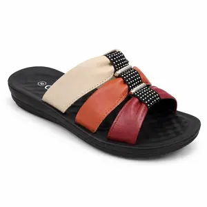 Women’s Comfort Slide Sandals, Lightweight Open-Toe Footwear for Daily Casual Wear