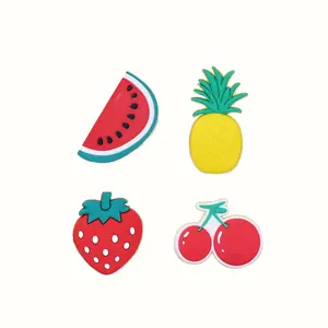 Cute cartoon fruit refrigerator sticker, cultural and creative soft rubber magnetic sticker