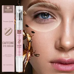 Caffeine Eye Serum Premium Quality 2ml Moisturizing Solution for Puffy Bags Fine Lines Dark Circles & Wrinkles Around Eyes