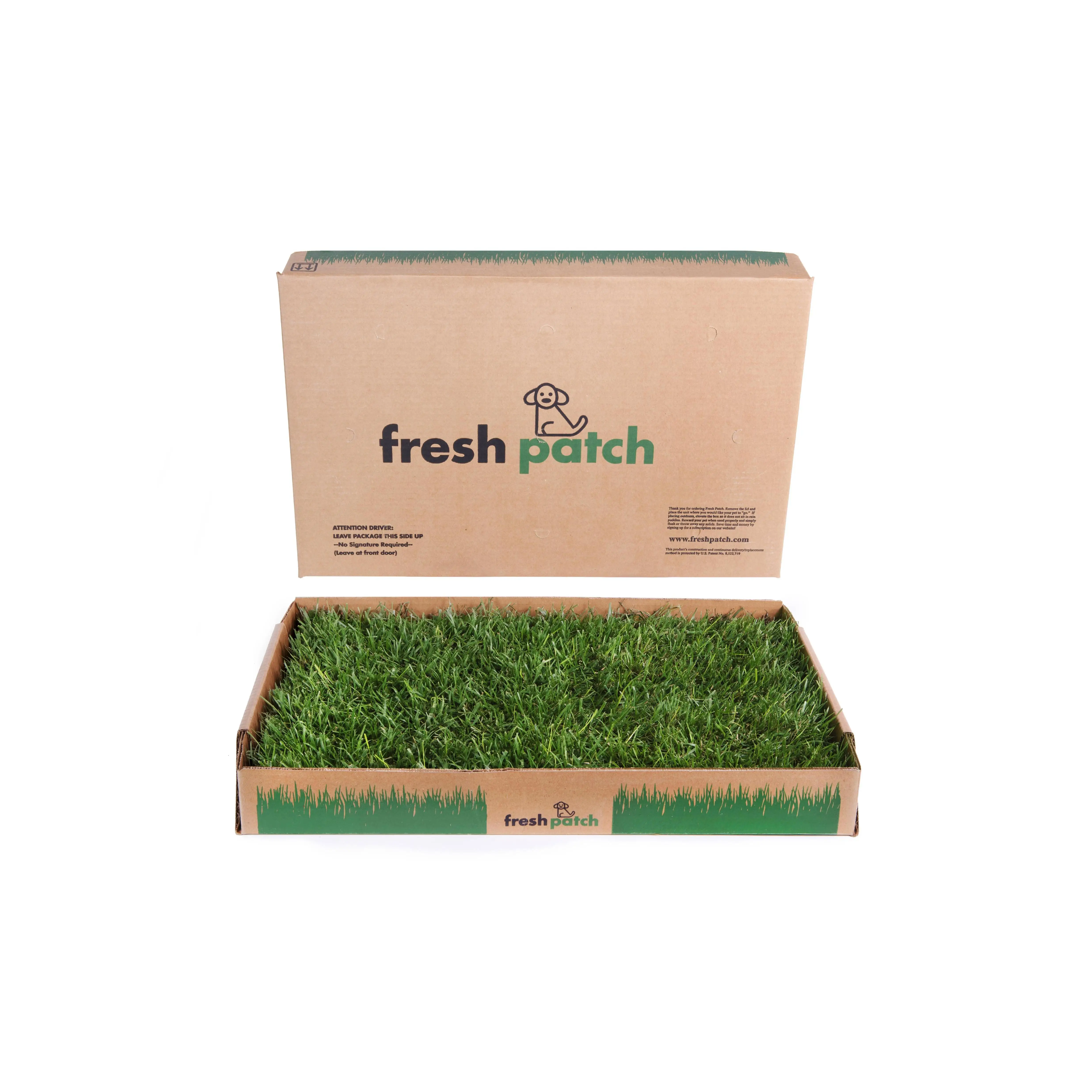 Fresh Patch Real Grass Patch for Dogs, Cats, and Rabbits | Great for Balcony and Animals in the City