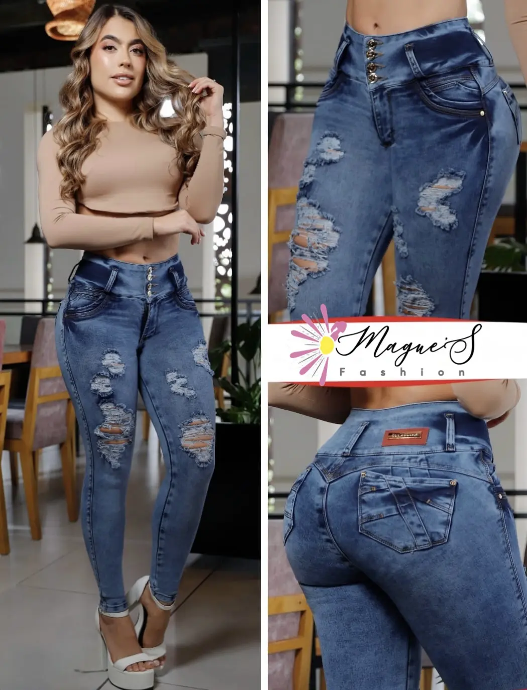 J119-8726-Push Up Colombian Jean