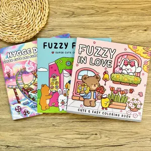 Cartoon Animal Pattern Coloring Book, Thickened High Quality Coloring Book, Stress Relief and Creative Fun, Water Coloring Books