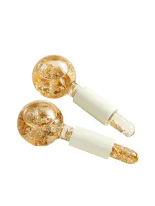 Facial Beauty Ice Globes Set - 2pcs for Skincare & Massage Tool to Tighten Skin, Reduce Wrinkles & Puffiness, Anti-Aging for Women - Comfort