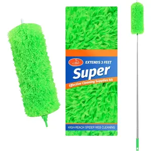 Ceiling Fan Cleaner Duster, Microfiber  Duster with Adjustable 91.5" Telescopic Pole & Flexible , Extended Dusters for Ceiling Fan, Vents, , Blinds,