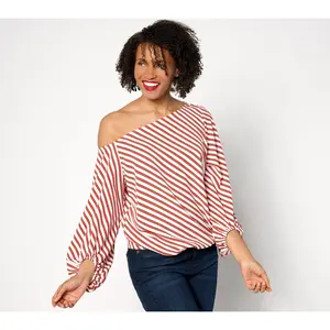 BEAUTIFUL by Lawrence Zarian Off-Shoulder Dolman Sleeve Top