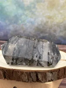 Protective Black Tourmaline Freeform - Powerful Energy Shield and Grounding Stone