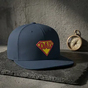 Super Dad Snapback Flat Bill Snapback | Family Man | Superhero